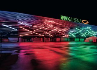 Zumtobel lights up WWK Arena