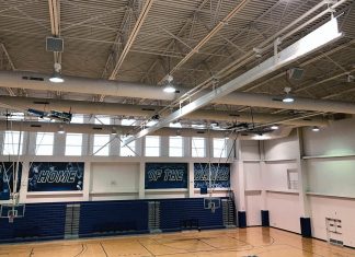 Danley SM-80 Speakers and Subs Team up for Texas A&M Basketball and Volleyball Gym
