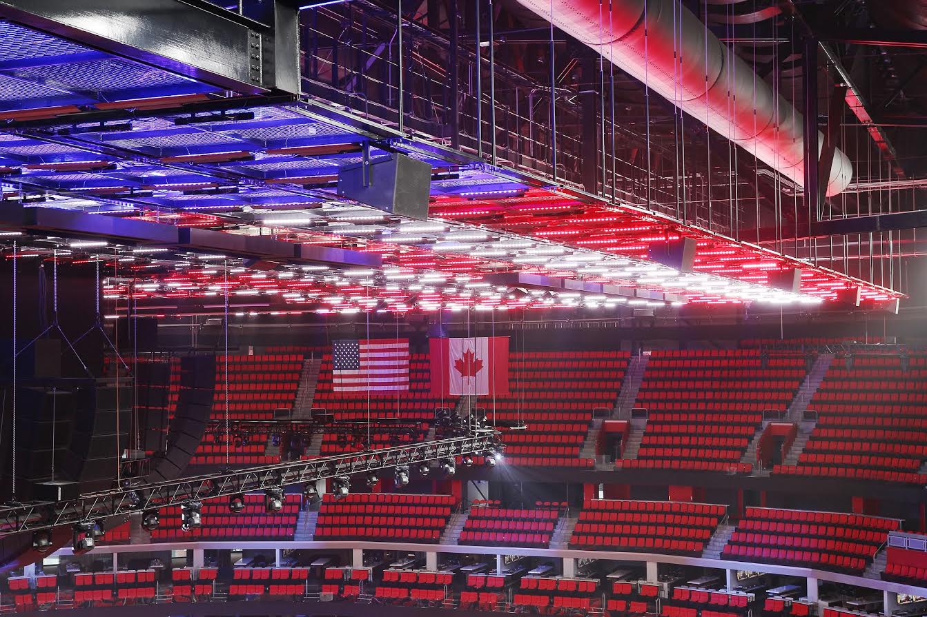 Little Caesars Arena and Elation Custom Light Ceiling in a Class by Itself