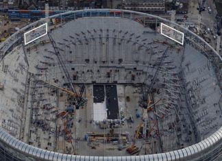 Daktronics Builds Record Displays for Spurs New Stadium