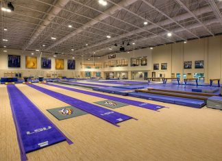 Ashly Assists LSU Gym Area