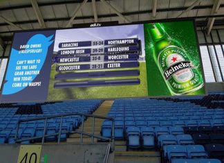 Ricoh Arena Boasts Large LED Screen