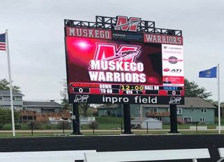 Daktronics Installs Wisconsin’s Largest High School Football Field Video Display