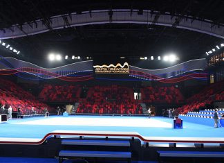 Elation flexibility on display at new Rhythmic Gymnastics Centre in Moscow