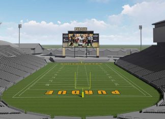 Daktronics Install New Video Board for Purdue’s Ross-Ade Stadium