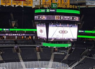 Daktronics Brings TD Garden Centerhung Video Screens