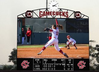 Daktronics Partners with University of South Carolina for Softball Video Display Installation