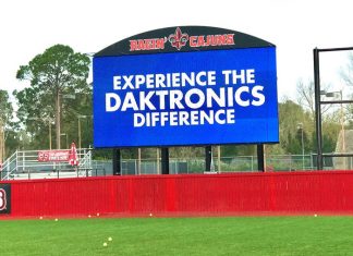 Daktronics Steps up to the Plate For Louisiana Ragin’ Cajuns