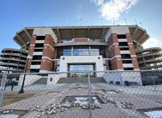 Bryant-Denny Stadium Construction as Renovations Begin