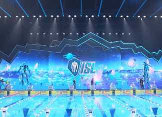 GLP Lights Budapest Pool for International Swimming League