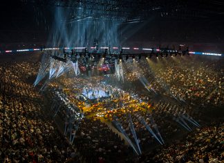 PRG uses GLP for the Great Fight Night at Lanxess Arena