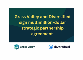 Grass Valley and Diversified Sign Multimillion-Dollar Strategic Partnership Agreement