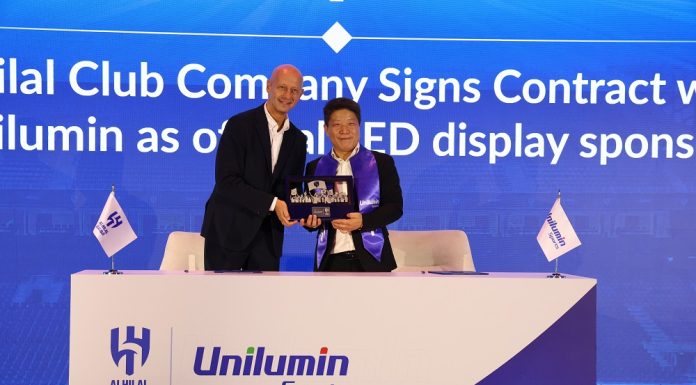 Unilumin Sports & Al Hilal Club Company Seal Landmark Sponsorship in Riyadh