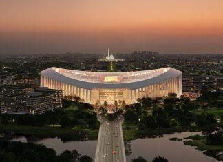 HKS reveal first renderings for Washington Commanders stadium