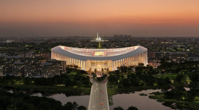 HKS reveal first renderings for Washington Commanders stadium