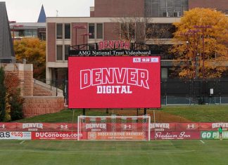 Daktronics installs Video Display at Pioneer Field, University of Denver