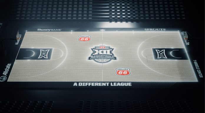 BIG 12 CONFERENCE UNVEILS ASB GLASSFLOOR FOR 2026 PHILLIPS 66 BIG 12 MEN’S AND WOMEN’S BASKETBALL TOURNAMENTS