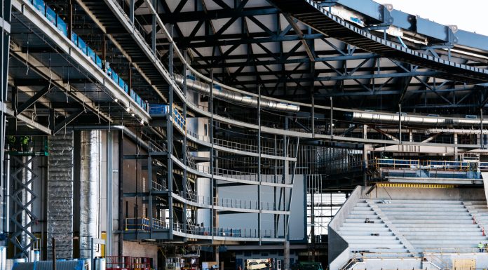New Nissan Stadium: Less than one year to completion